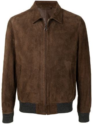 ferragamo leather jacket